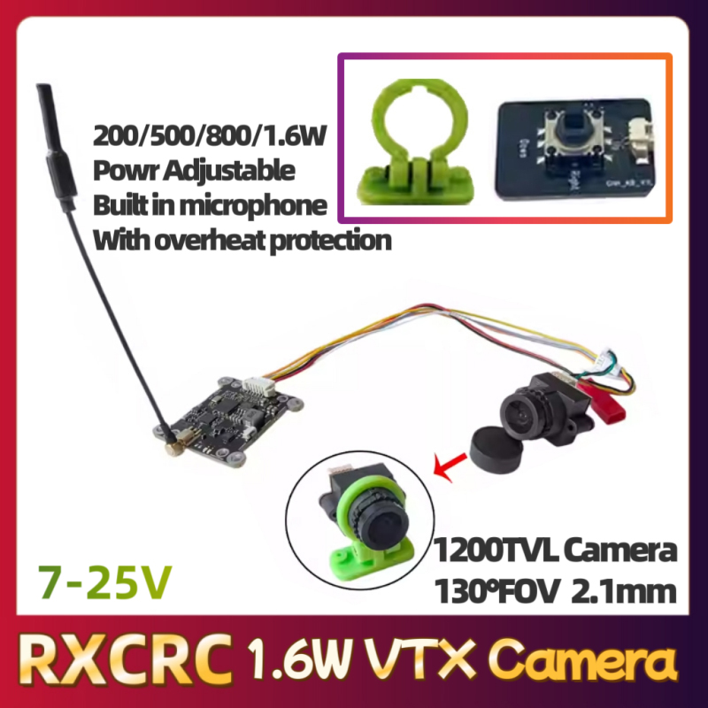 RXCRC 5.8G Module 48CH 1.6W VT - Fpv Drone Receiver ulasan dan harga