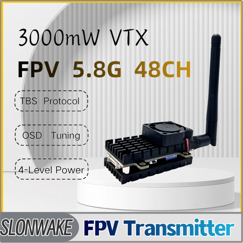 SLONWAKE 5.8G 3000mW Simulatio - Fpv Drone Receiver ulasan dan harga
